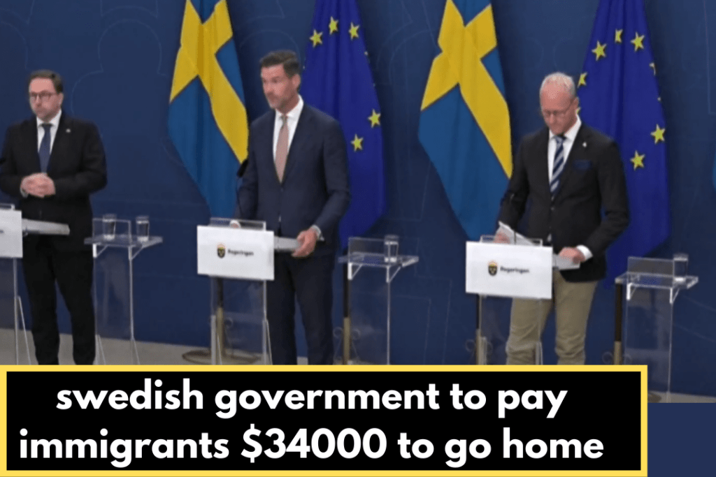 swedish government to pay immigrants $34000 to go home